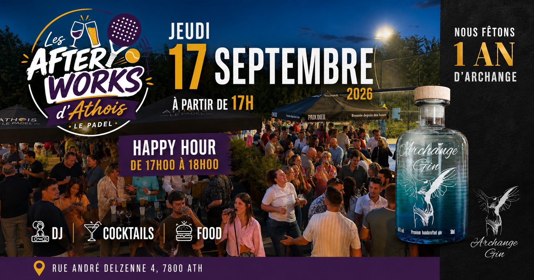 Les Afterworks d'Athois Le Padel