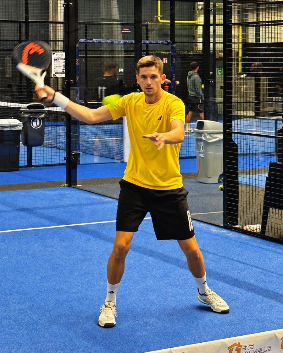Jérôme Deman, coach padel à Athois Le Padel