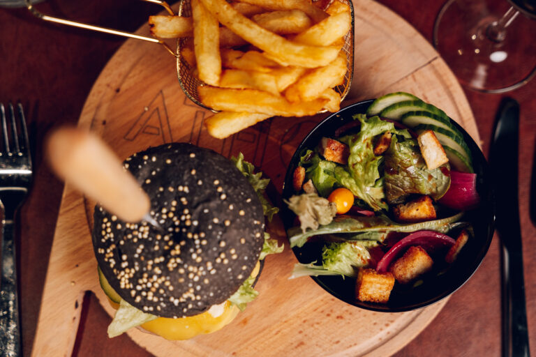Burger frites du Bel Effet